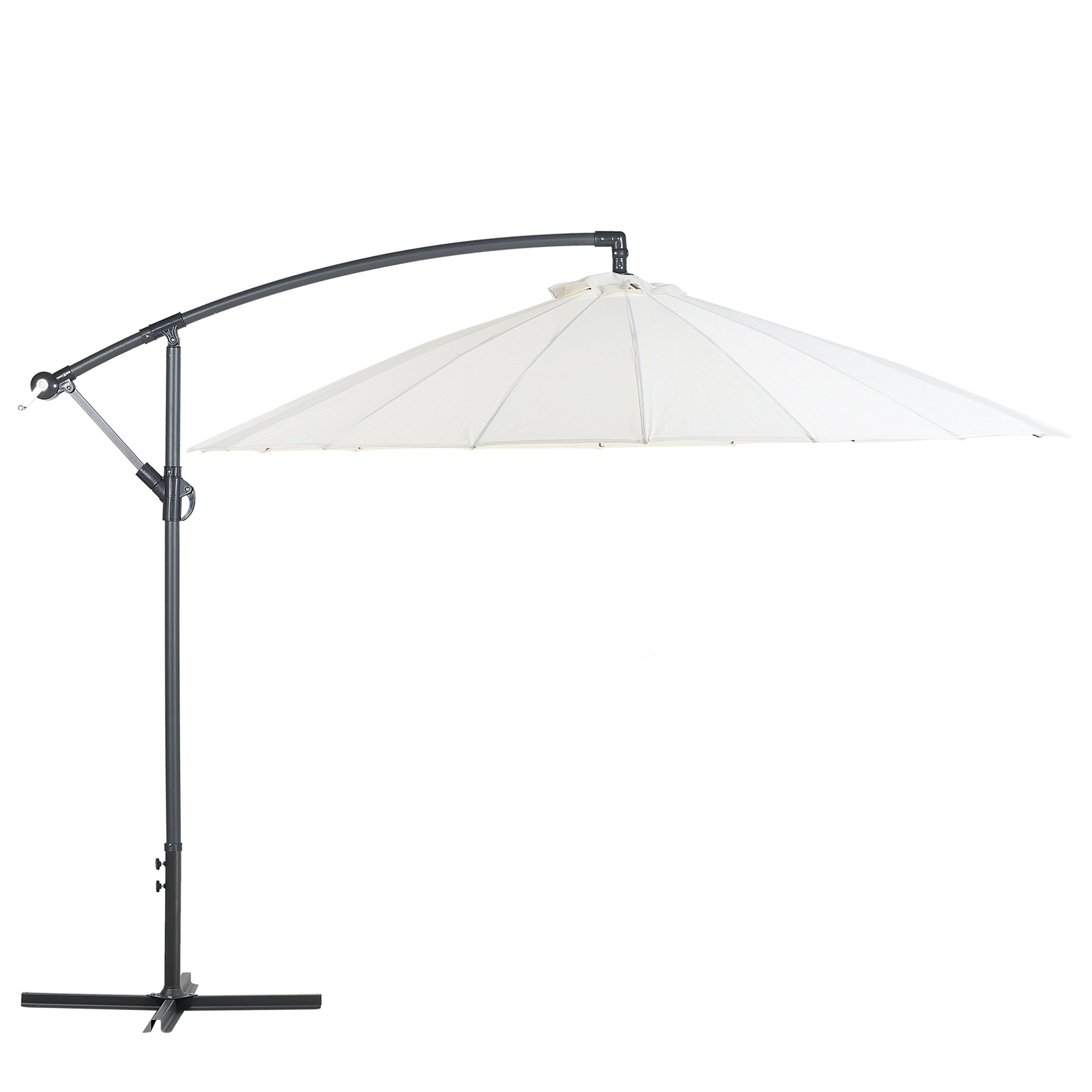 Riippuva aurinkovarjo 268 cm CALABRIA II Vaaleanbeige