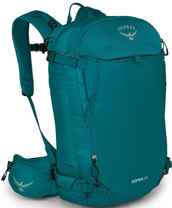 Osprey Sopris 30 naisten laskettelureppu, vihreä