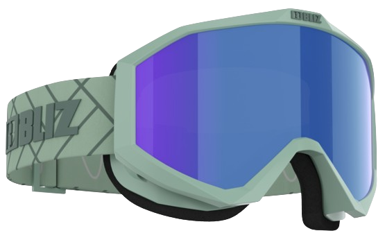 Bliz Liner laskettelulasit, Matt Green/Dark Green Logo/Brown Blue