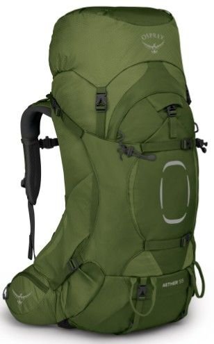 Osprey Aether 55 -rinkka, 55L (Mustard Green)