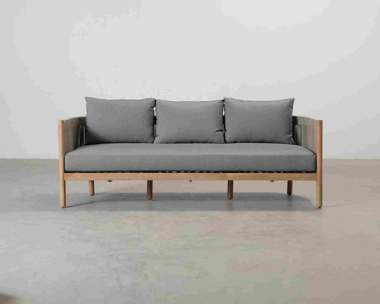 Micadoni Majorelle 3-istuttava sohva harmaa