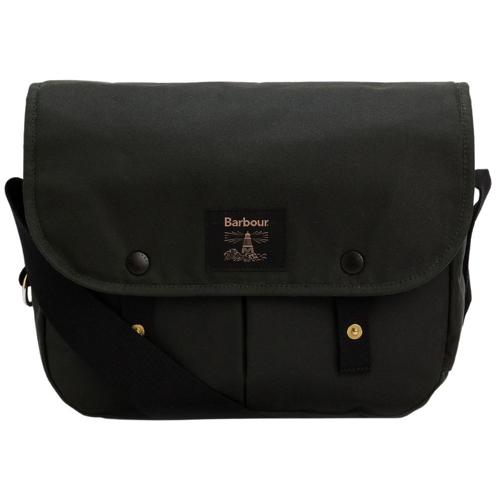 Barbour Field Wax Riever Crossbody Bag Sage