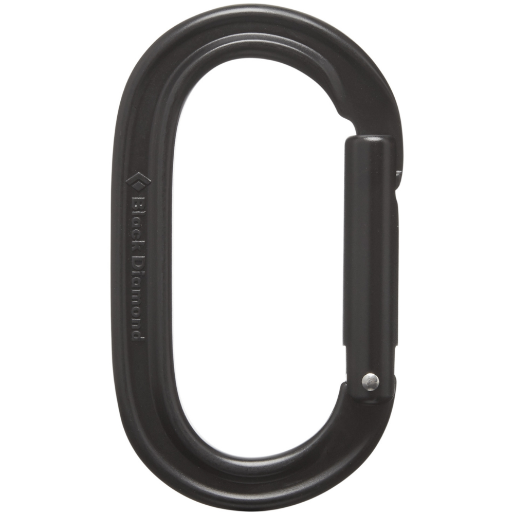 Black Diamond Diamond Oval Keylock Carabiner Black