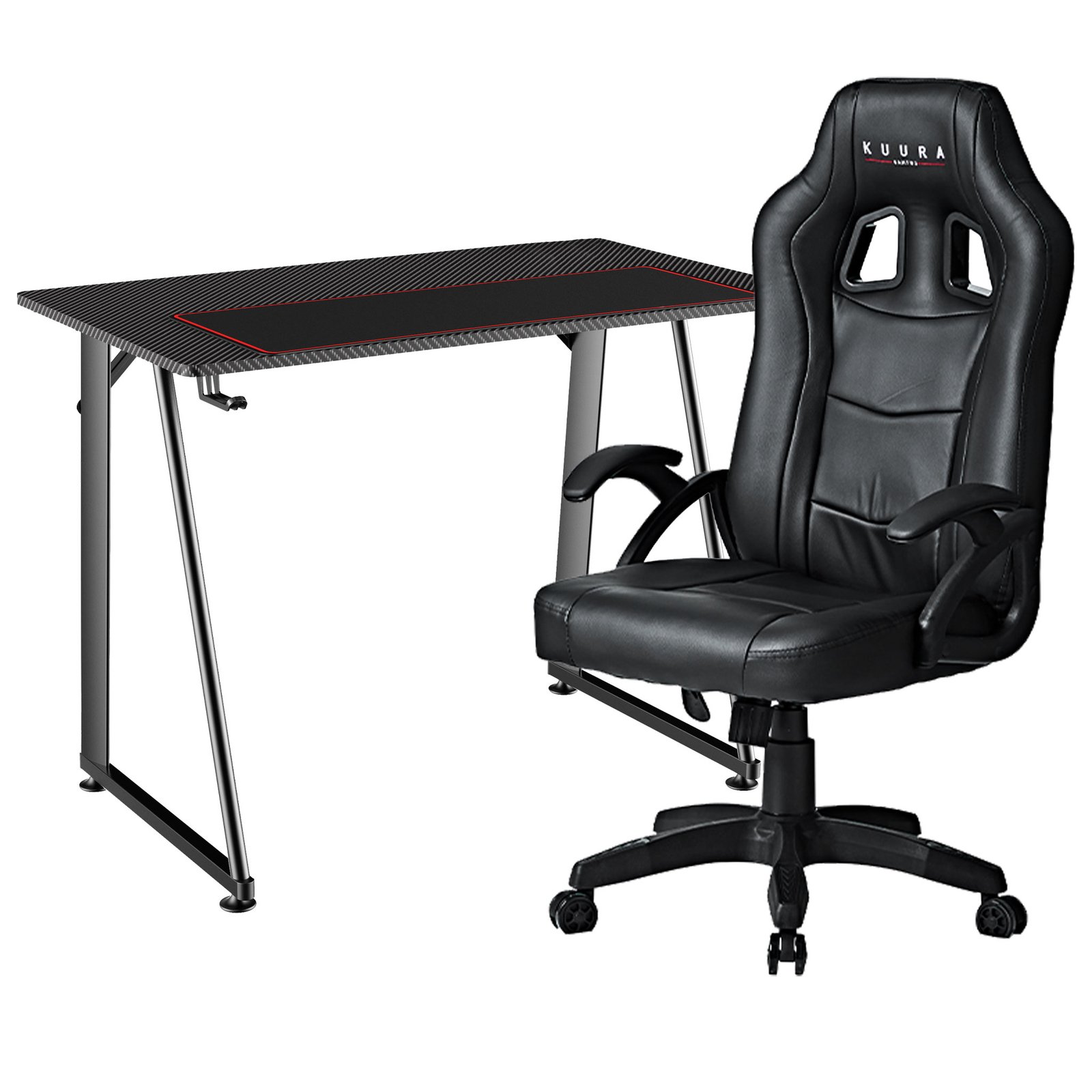 Kuura Gaming Pelituoli + Pelipöytä Special Bundle