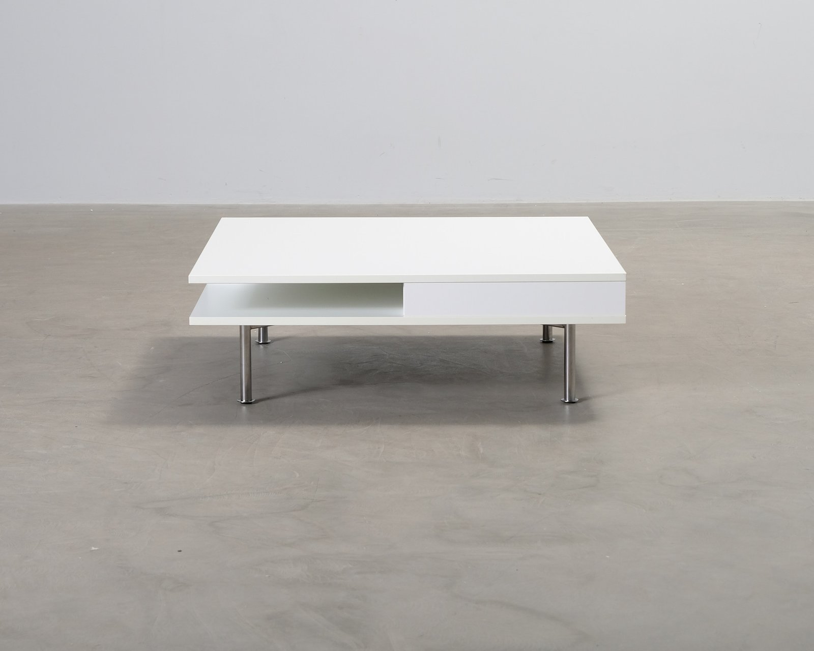 Sohvapöytä valkoinen 95 x 95 cm