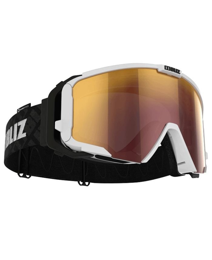 Bliz Switch Nano Optics matta valkoinen Brown W Red Multi