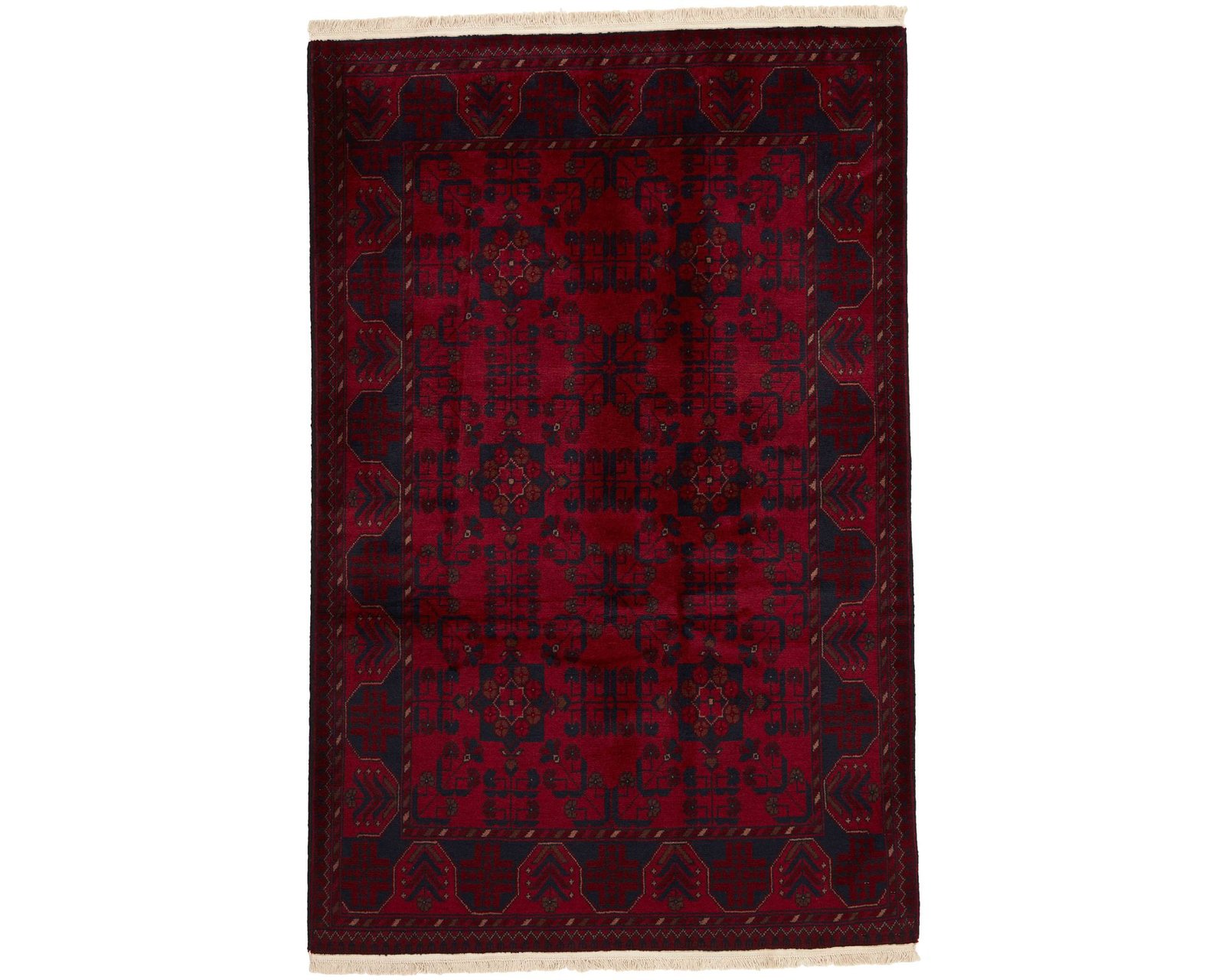 Old Afghan itämainen matto 125 x 193 cm