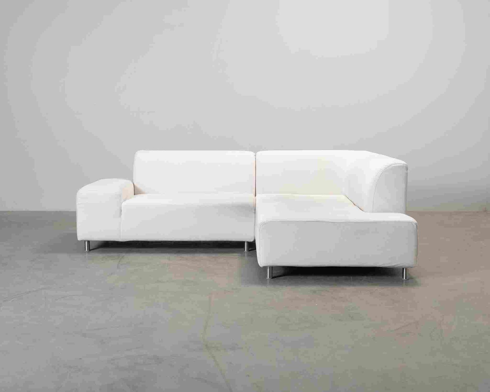 Adea Camp 3-istuttava kulmasohva valkoinen