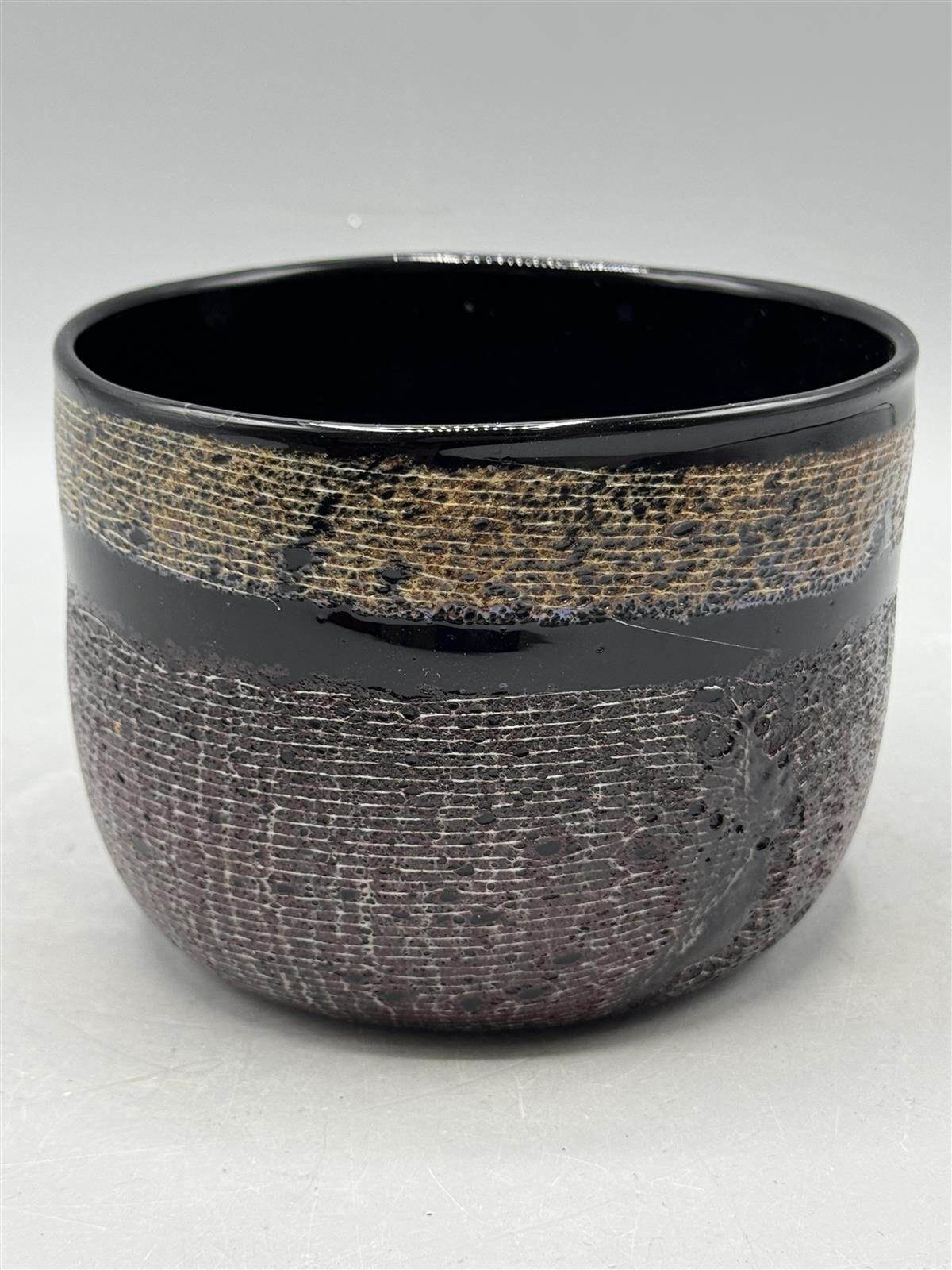 Humppilan lasi taidelasi kulho Pertti Santalahti numeroitu