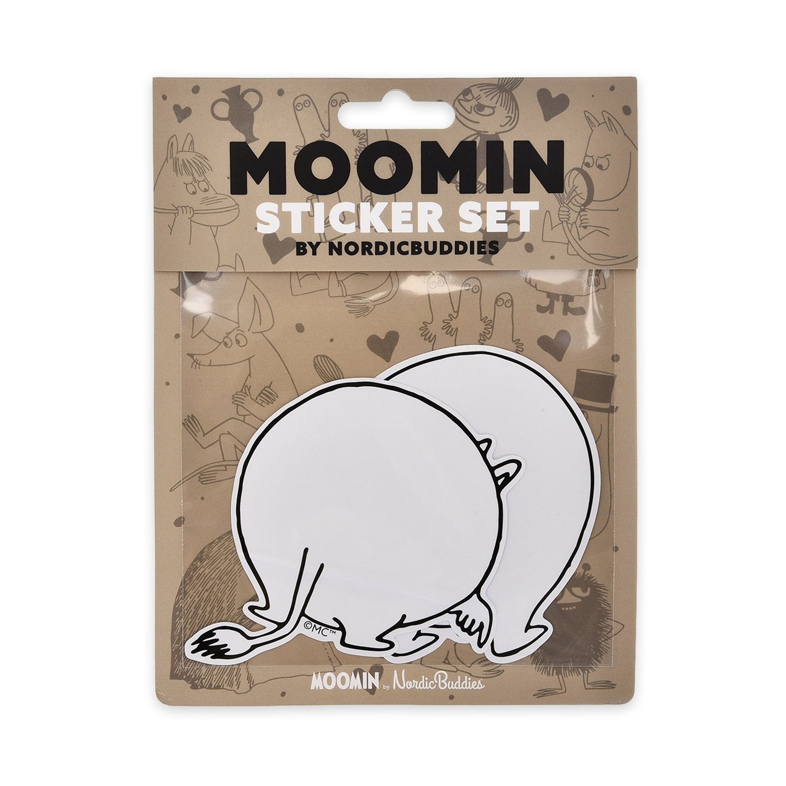 Muumipeikko Peppu XL-tarrasetti