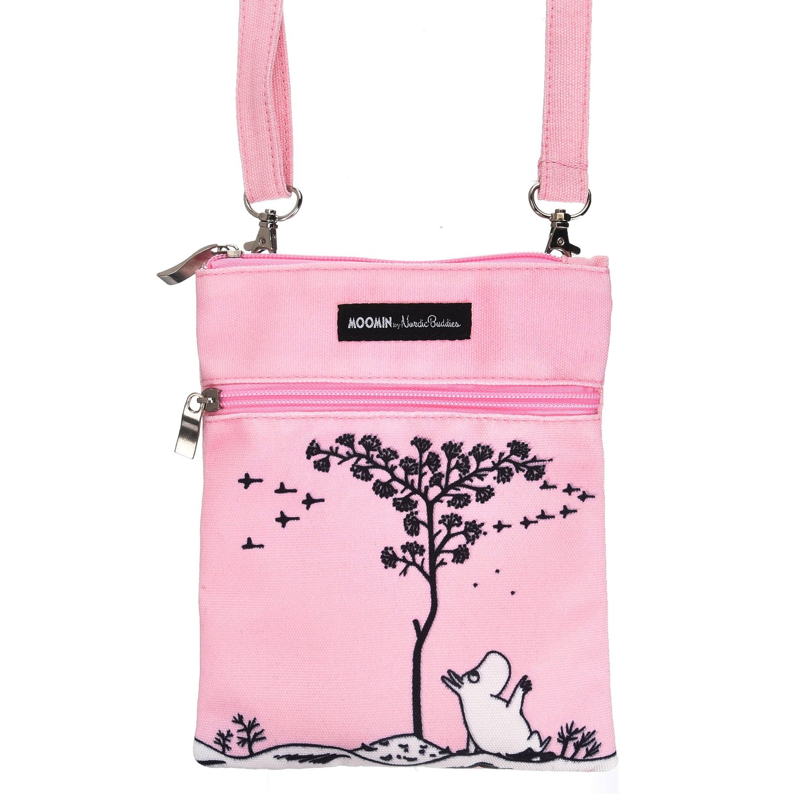 Muumipeikko Puun Alla Passipussi - Vaaleanpunainen