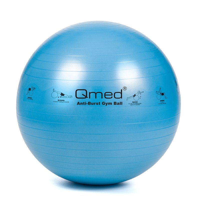Qmed ABS GYM Ball jumppapallo, sininen, 75cm