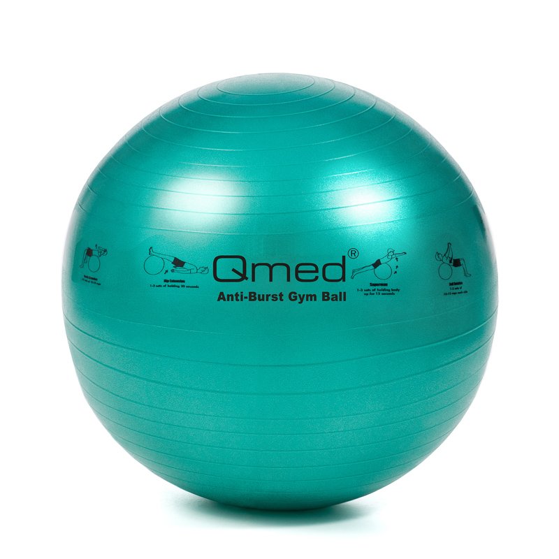 Qmed ABS GYM Ball jumppapallo, vihreä, 65cm