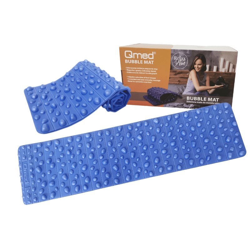 Qmed Bubble mat taittuva jalkojen hierontamatto