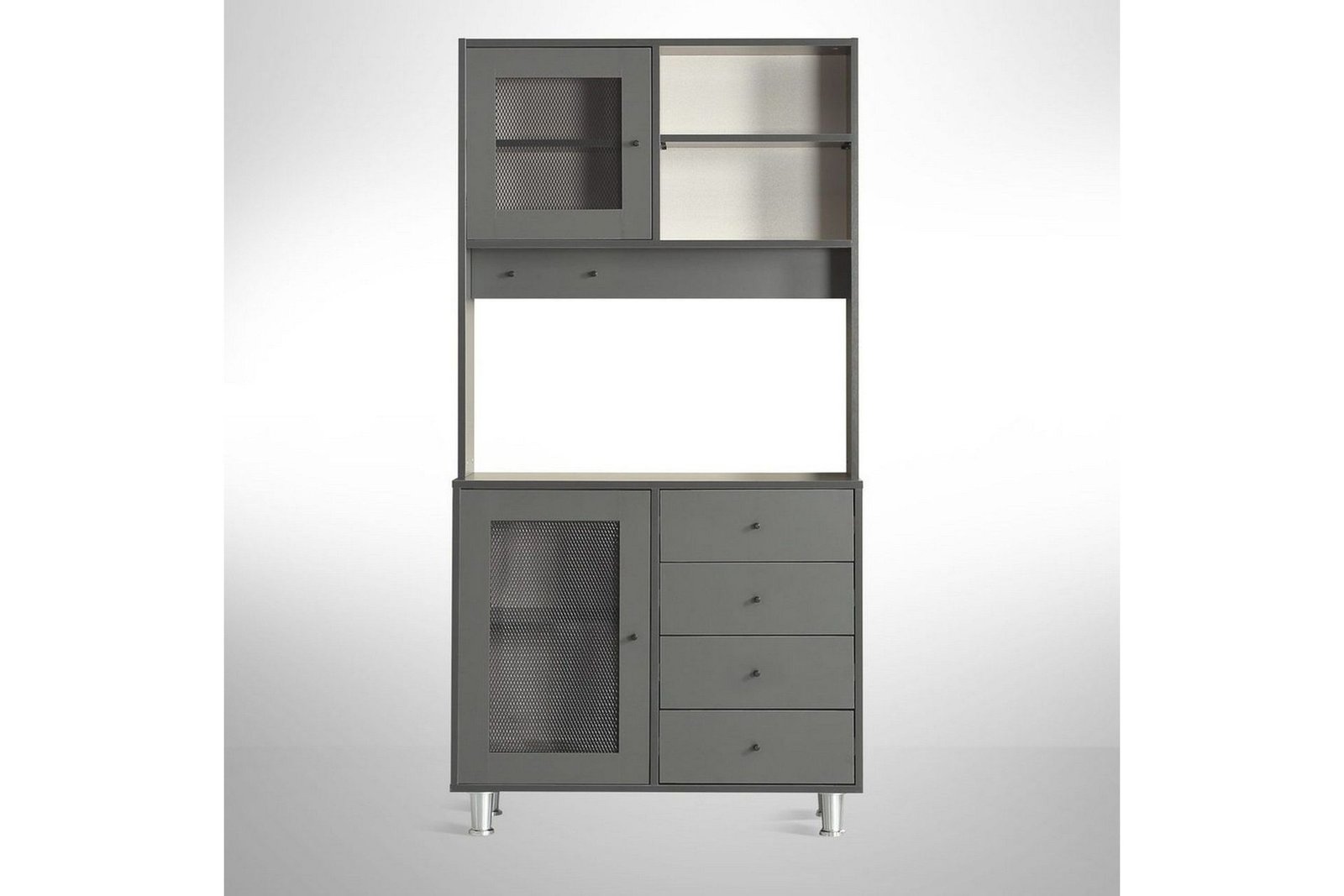 Monikäyttöinen kaappi Periorport Antrasiitti - Antrasiitti