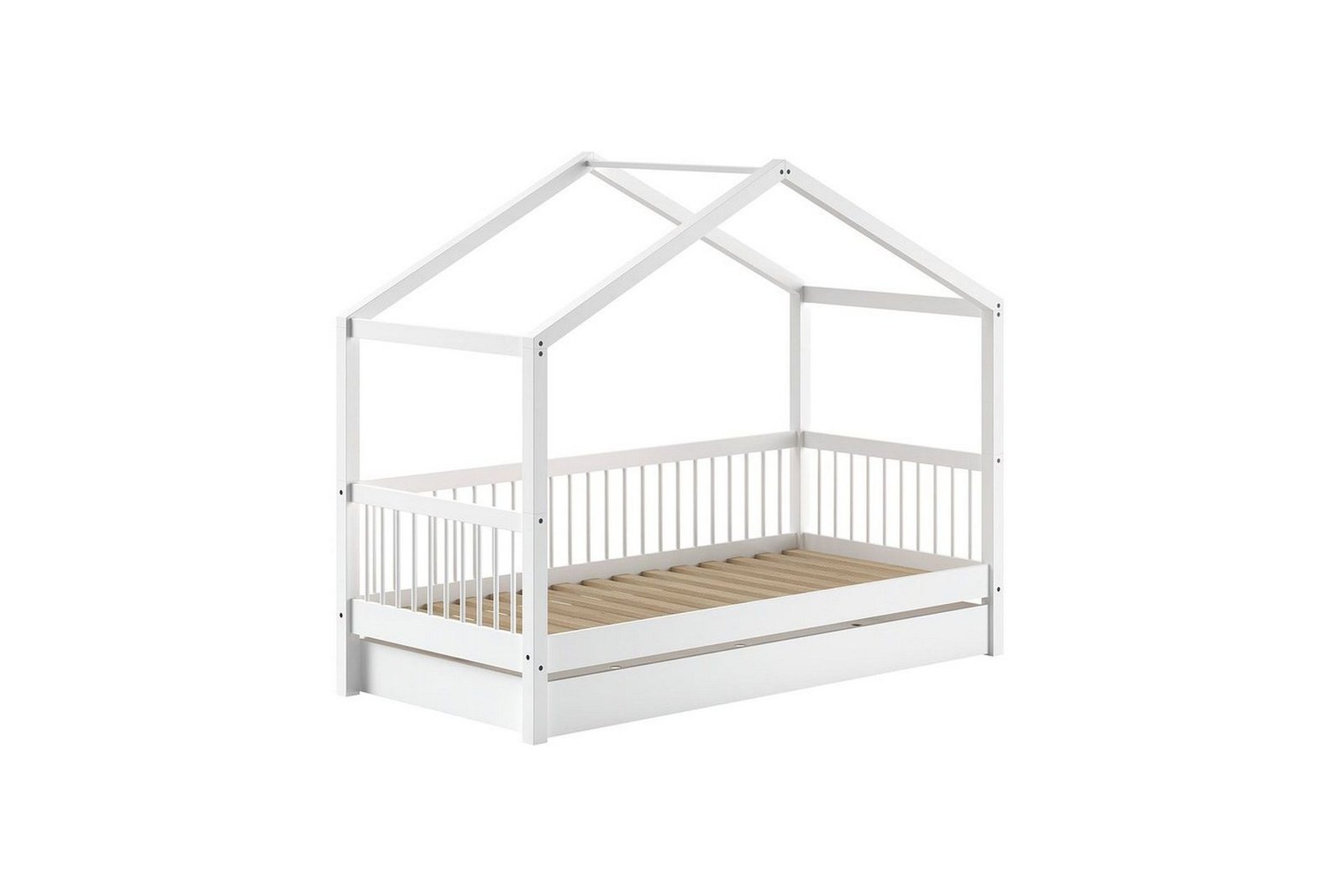 Talosänky laatikolla Forrest Valkoinen - Valkoinen