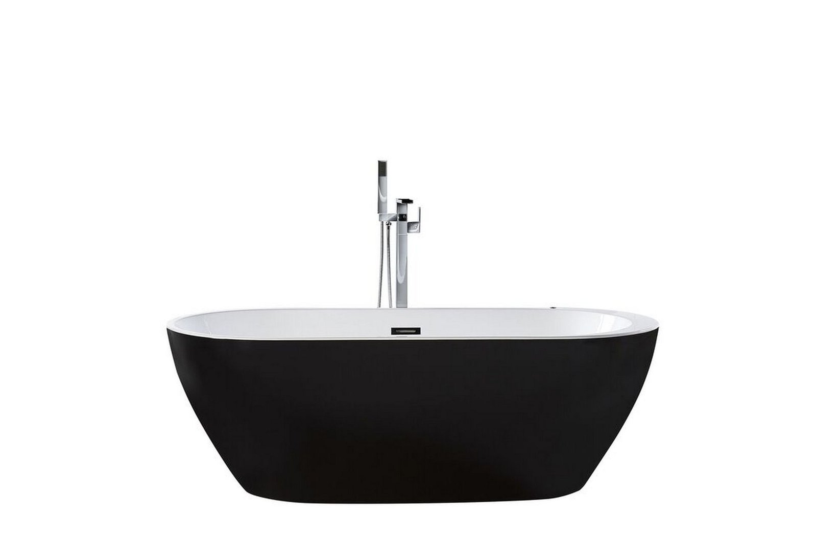 Poreamme Pontoria 170 cm vapaasti seisova - Musta