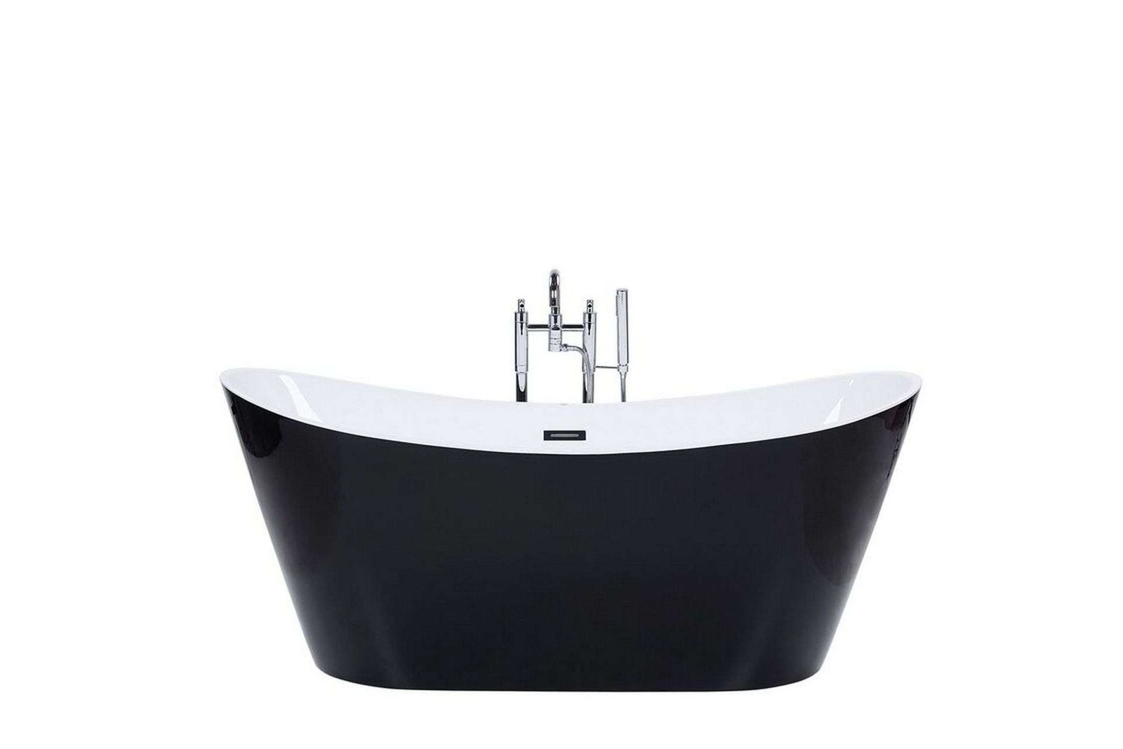 Kylpyamme Antigua Vapaasti seisova 180 cm Musta - Musta