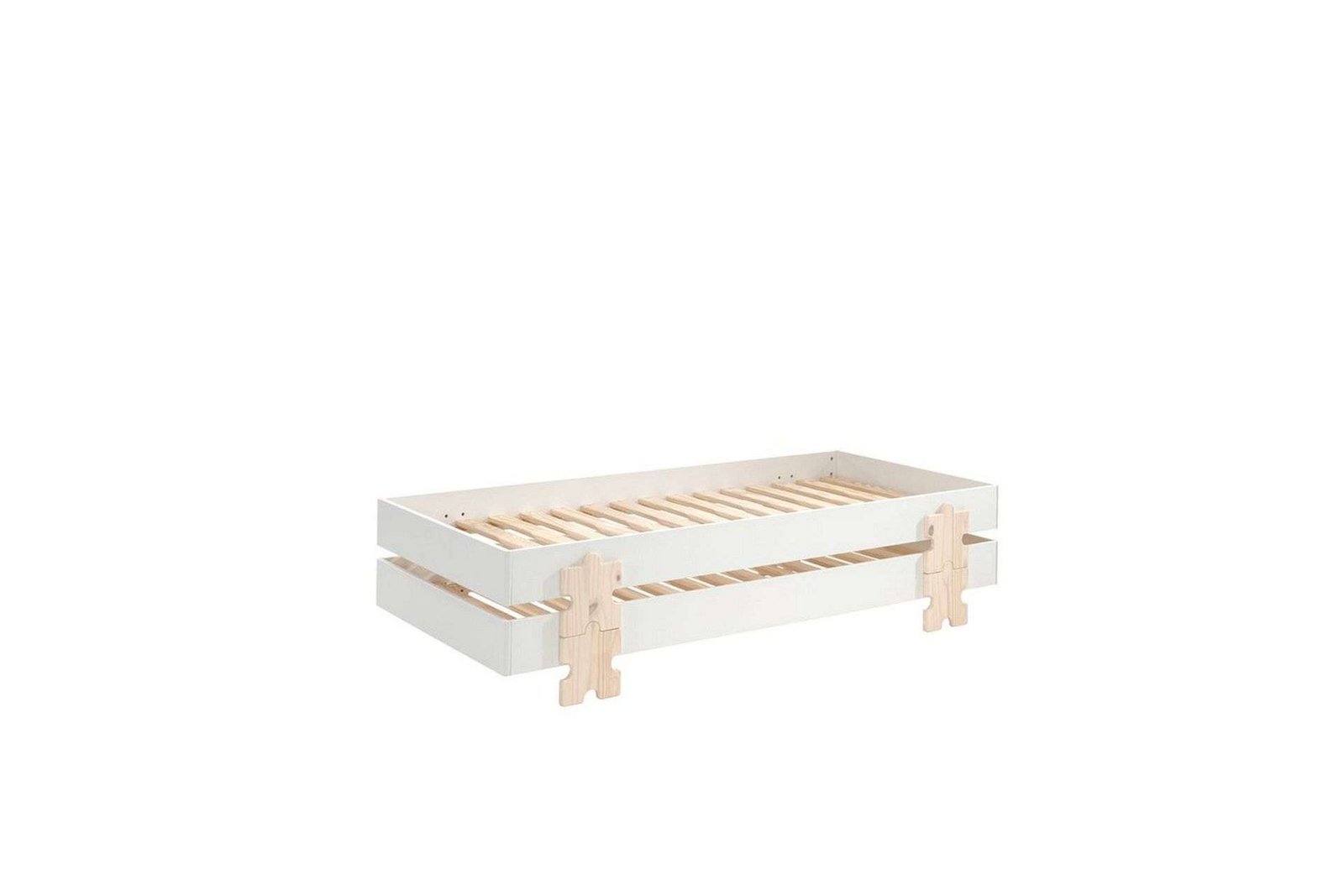 Sänky Modulo palapalajaloilla Valkoinen, 2 - Valkoinen, 2