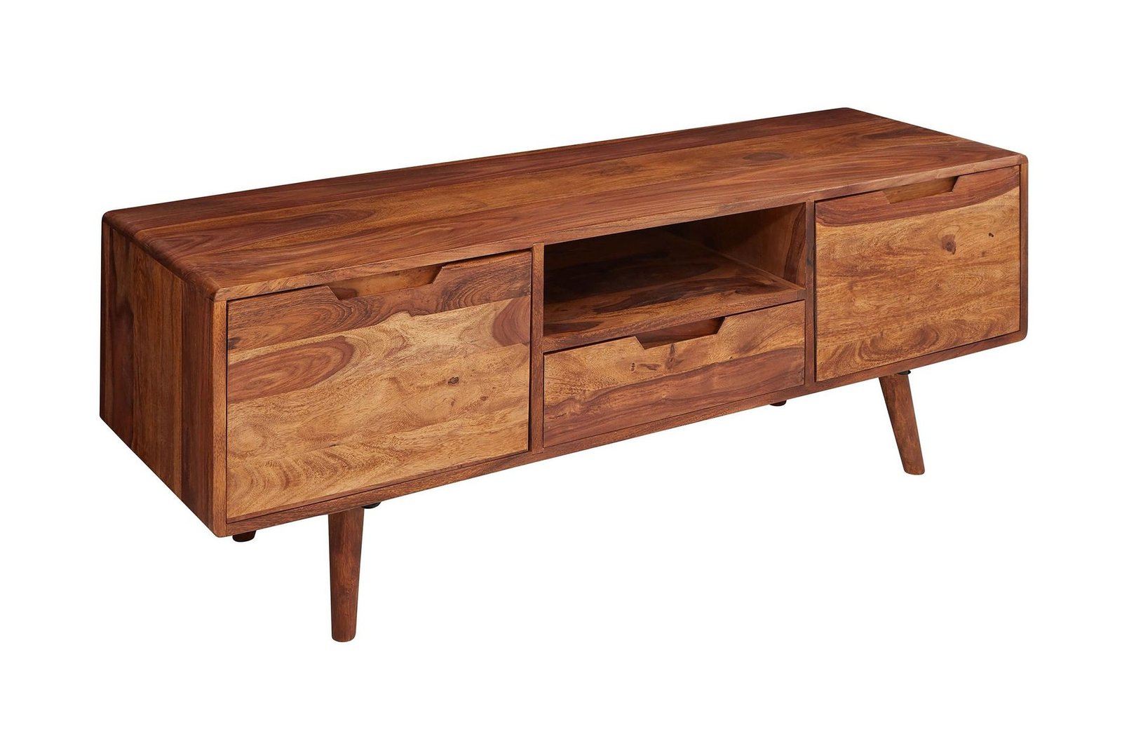 TV-taso Huntscarth 135 cm - Puu/Luonnonväri