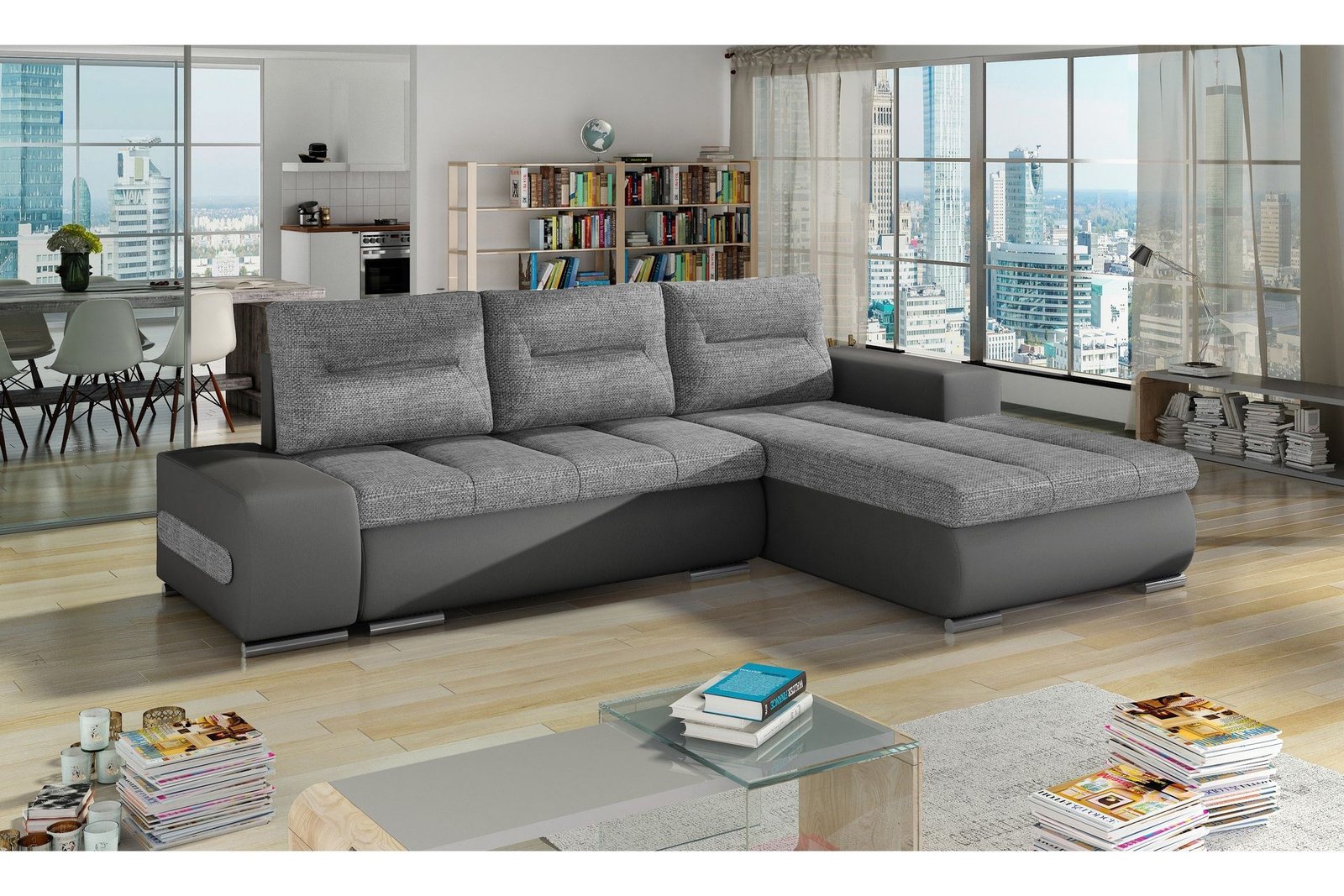 Vuodesohva Probaos divaanilla - Harmaa