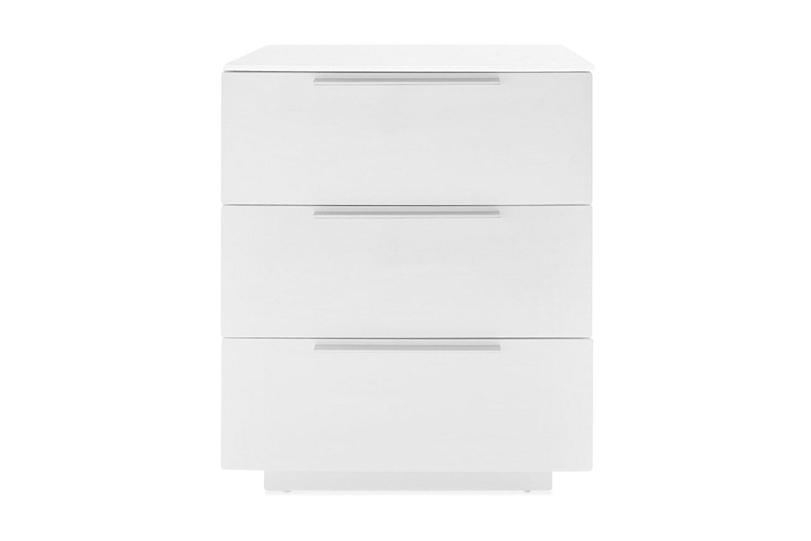 Yöpöytä Magdax 50 cm Säilytyksellä 3 laatikkoa - Valkoinen