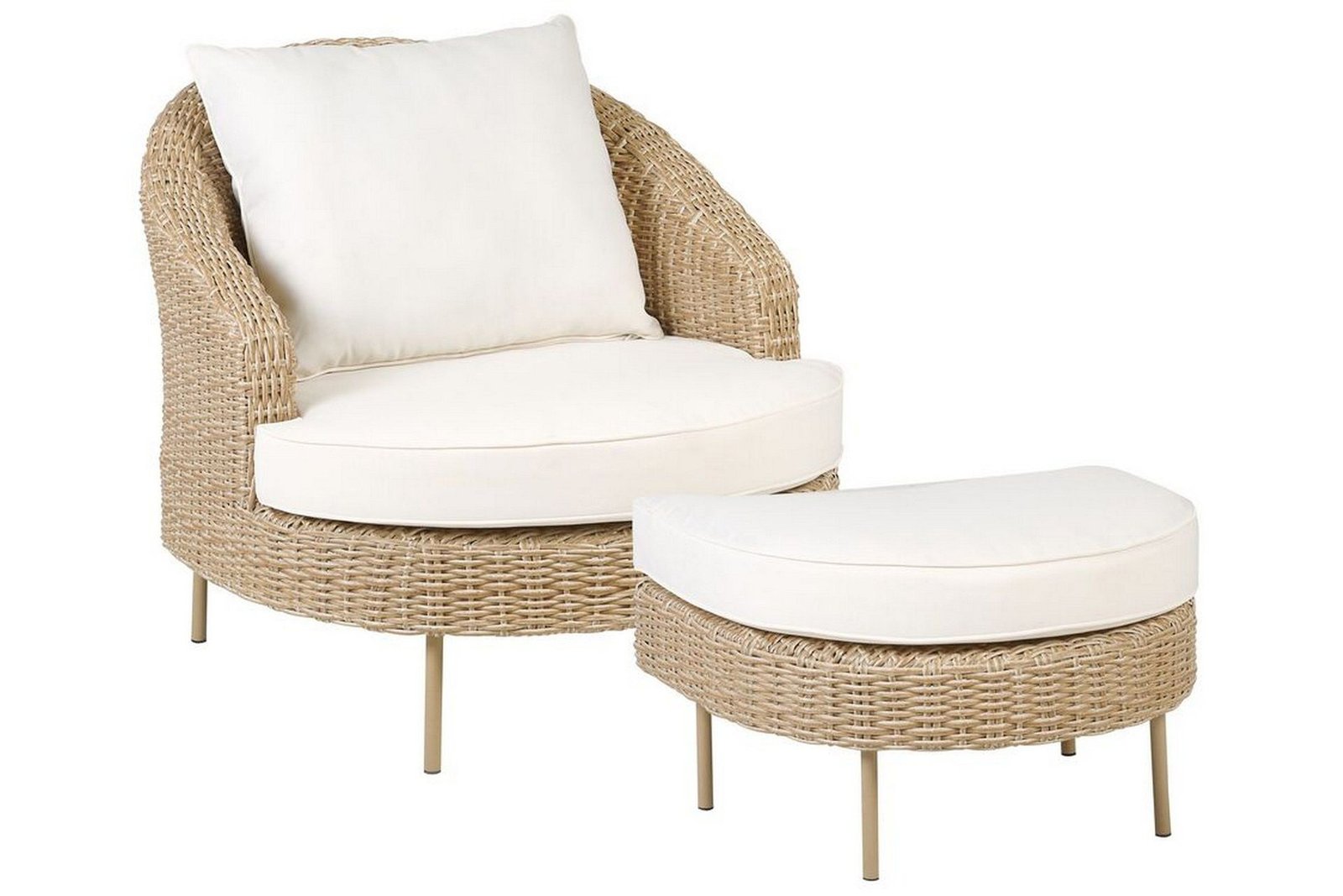 Napa Ulkotuoli - Luonnollinen/Beige/Valkoinen