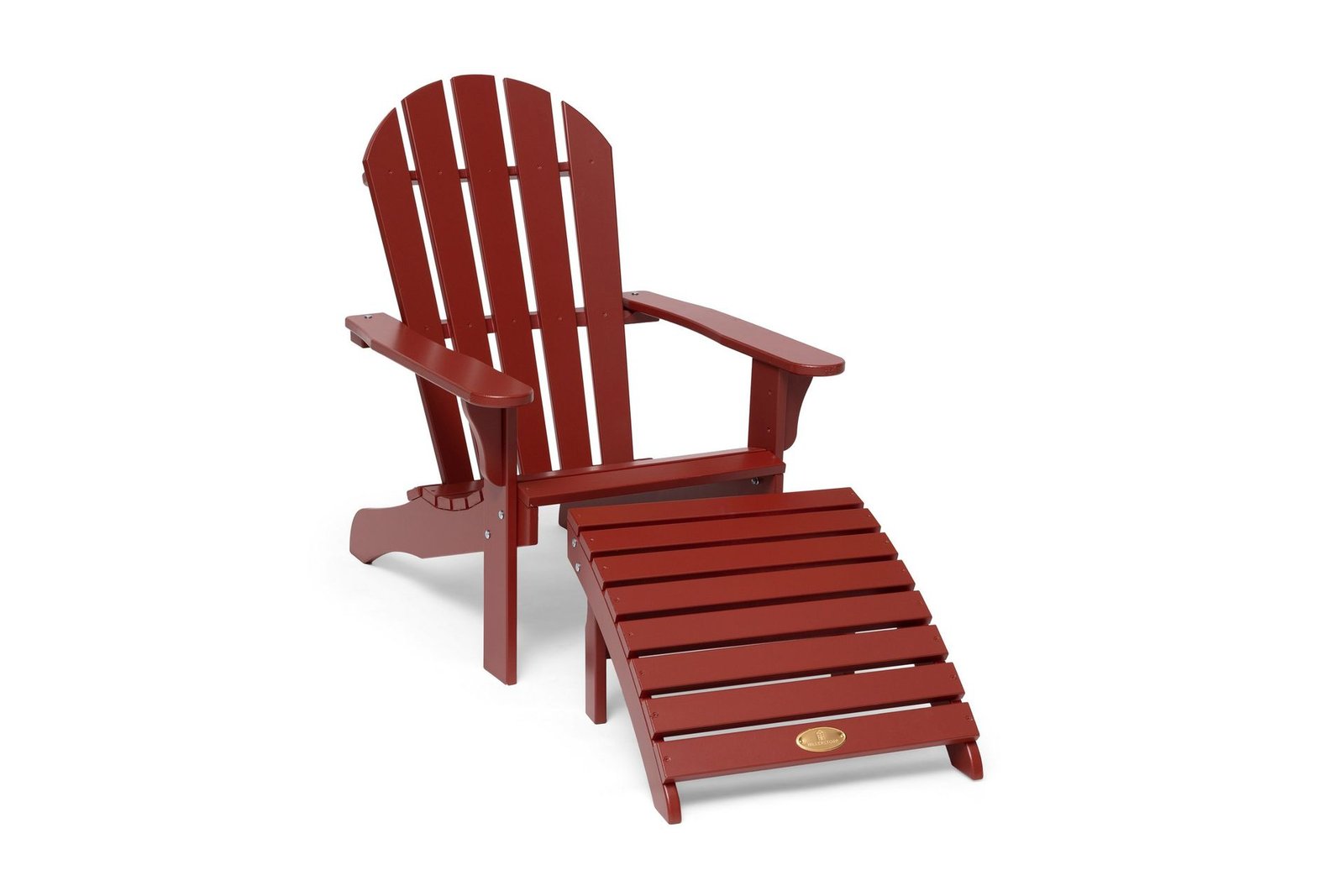 Kansituoli Tennessee jalkatuella Punainen - Hillerstorp