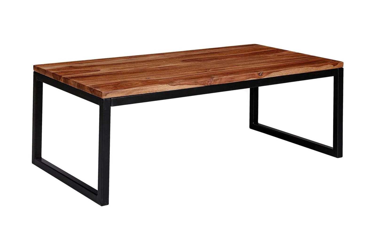 Sohvapöytä Clanton 110 cm - Tiikki/Musta