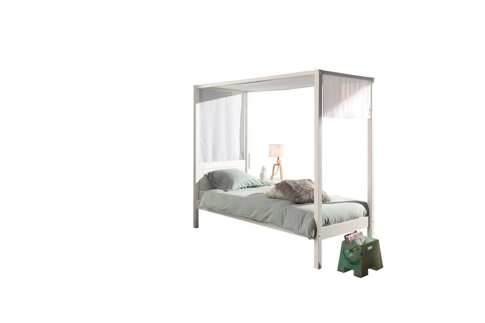 Sänky tekstiileillä Pino Kattoverhoilu -