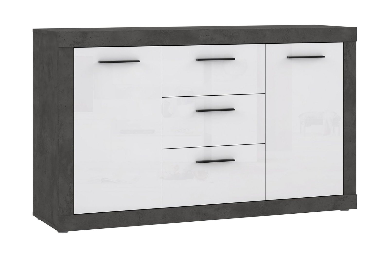 Senkki Belchin 41x143 cm - Harmaa/Valkoinen