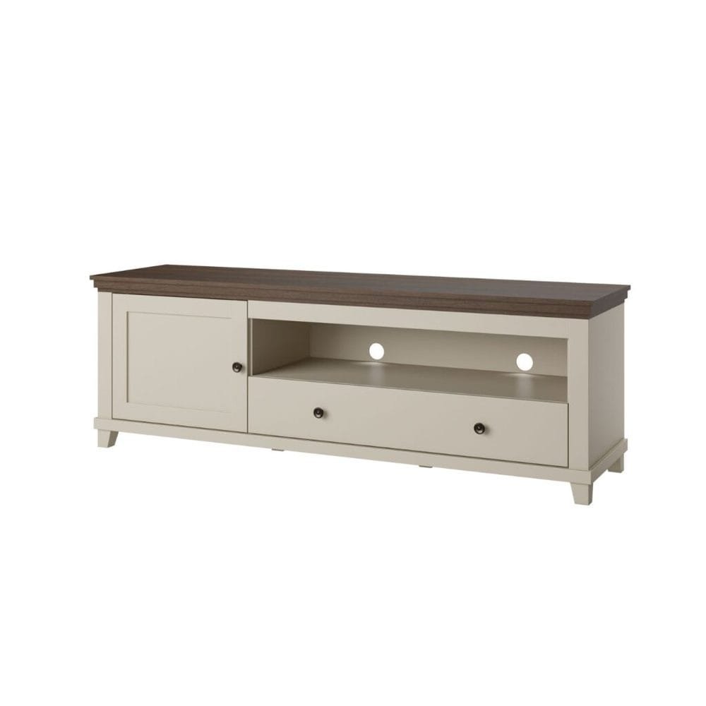 TV-yksikkö Evora 1 ovi 1 laatikko - Vaalea beige