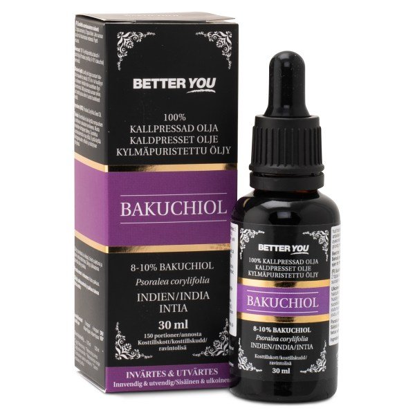 Better You Kylmäpuristettu Bakuchiolöljy, 30 ml