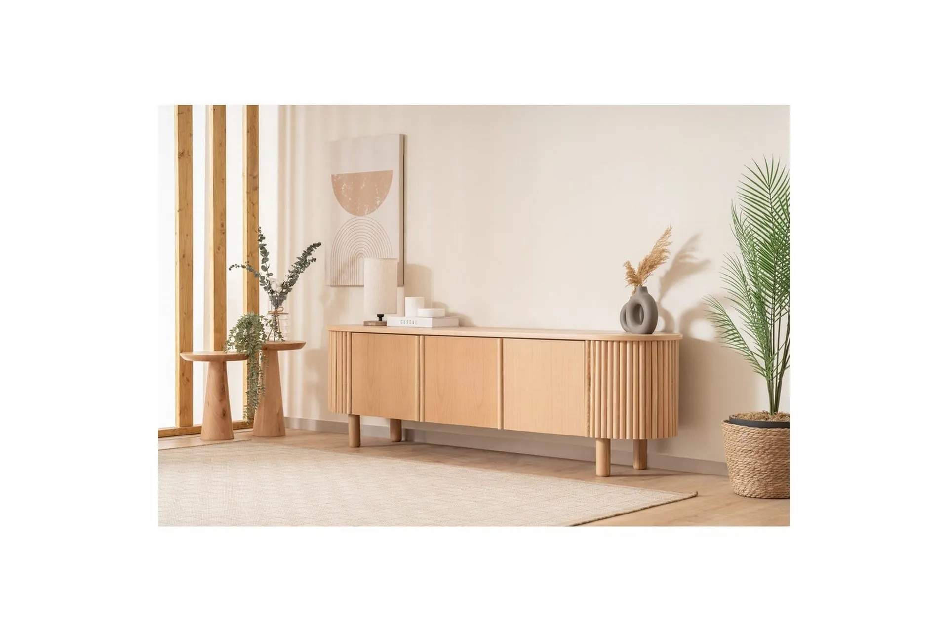 TV-taso Karela Puu - Vaaleanvärinen puu