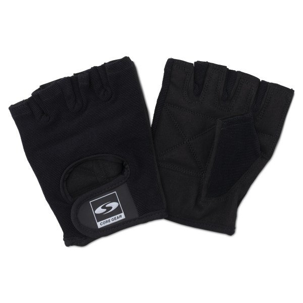 Core Gear Gym Gloves, S, Musta