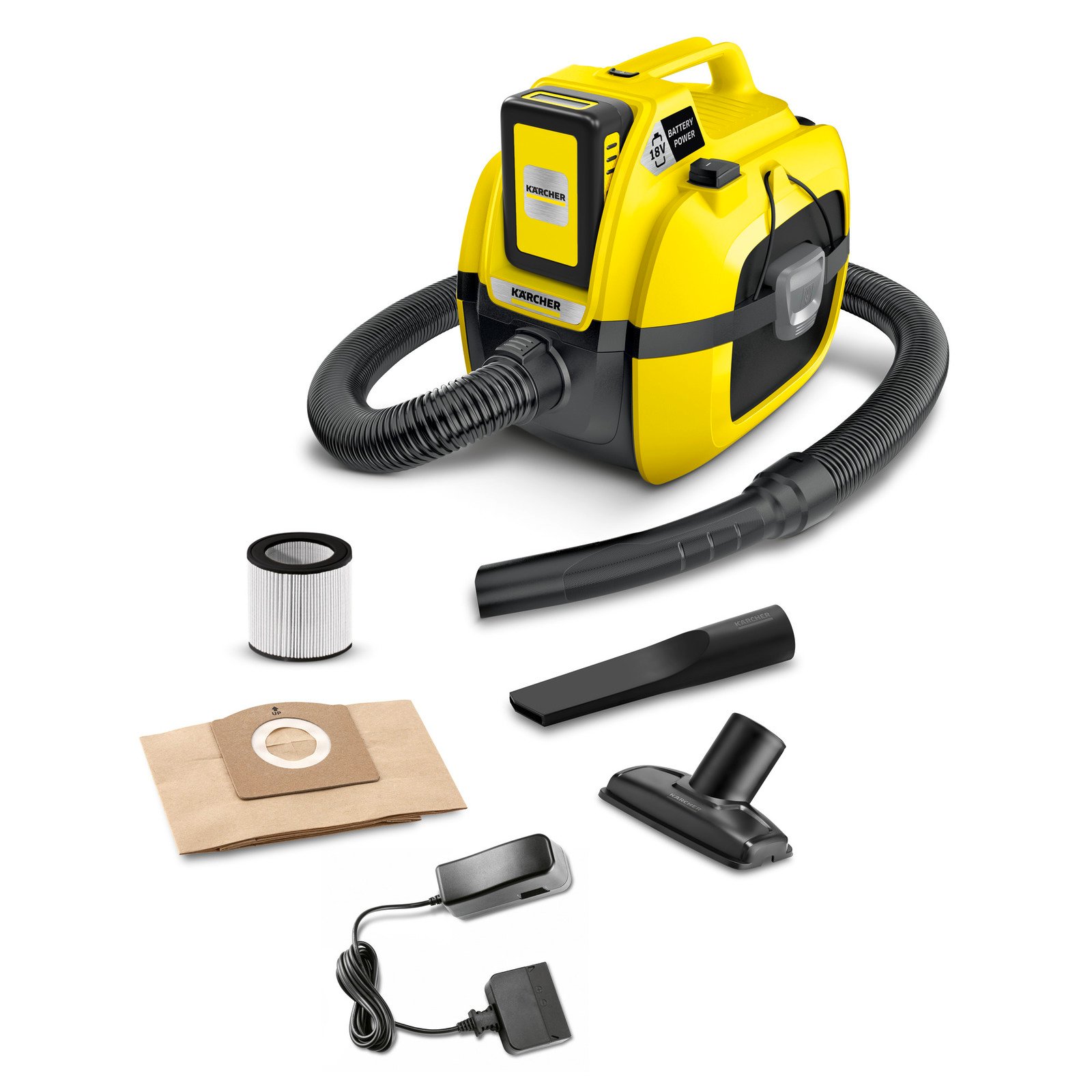 Kärcher - Akkukäyttöinen märkä-kuivaimuri WD 1 Compact