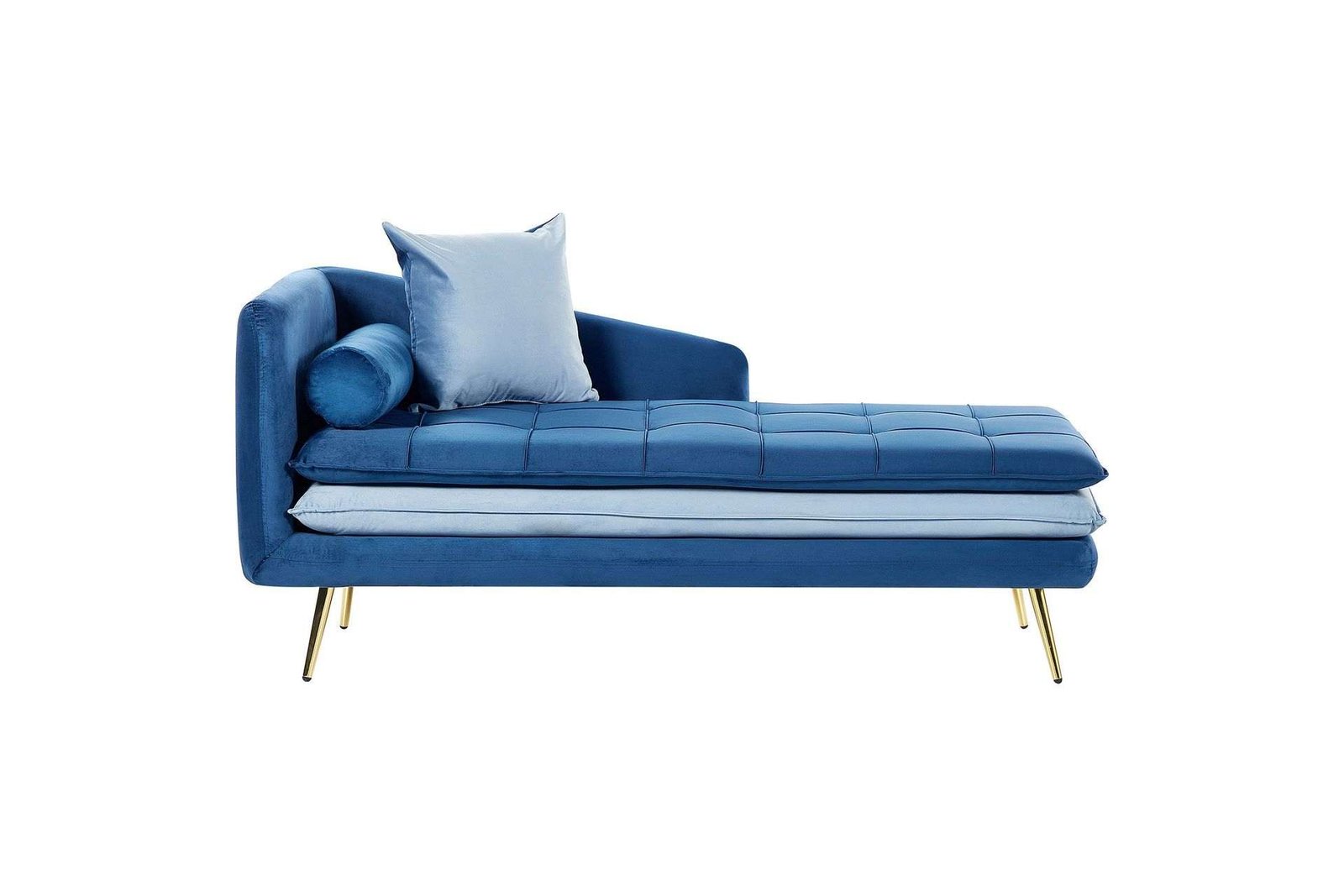 Vaklund Lepotuoli 160 cm - Kulta/Sininen