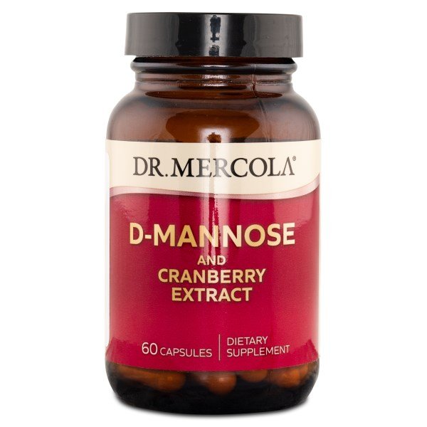Dr Mercola D-Mannose and Cranberry, 60 kapselia