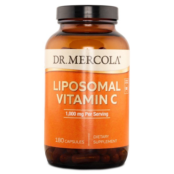 Dr Mercola Liposomal Vitamin C, 180 kapselia