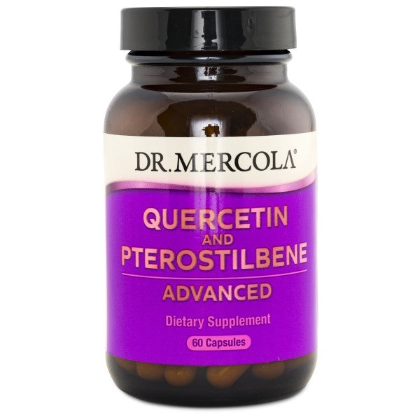 Dr Mercola Quercetin & Pterostilbeeni, 60 kapselia