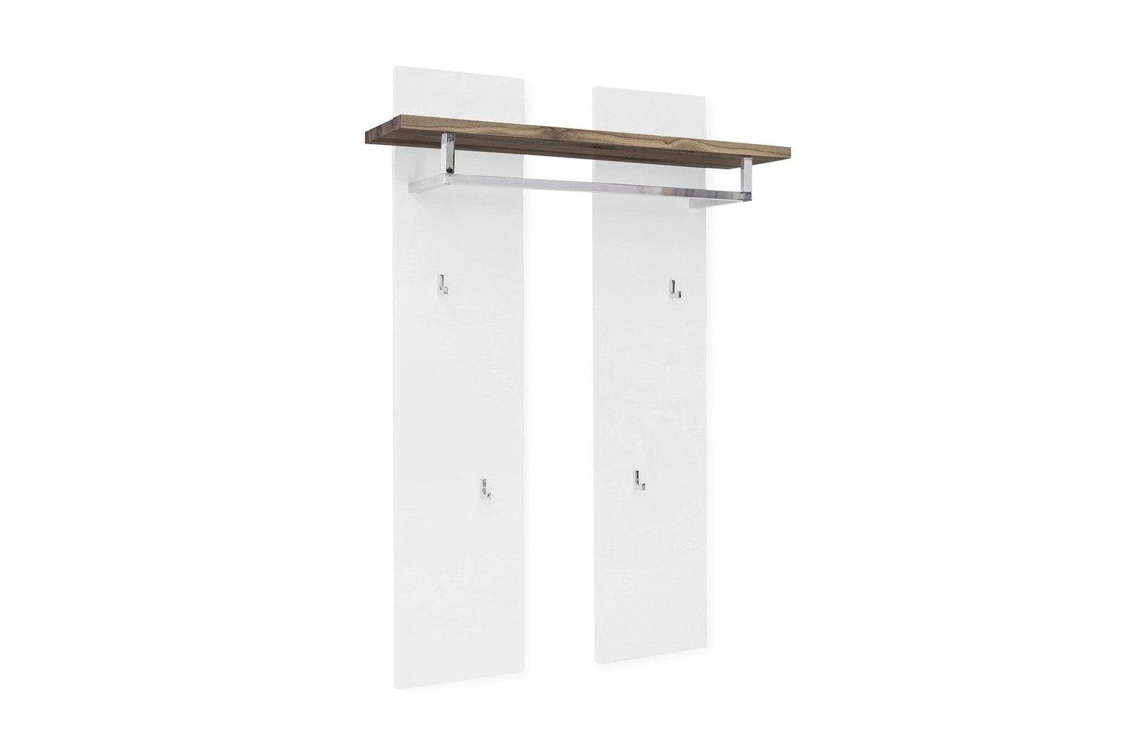 Naulakko Flippo - Valkoinen/Puu/Luonnonväri