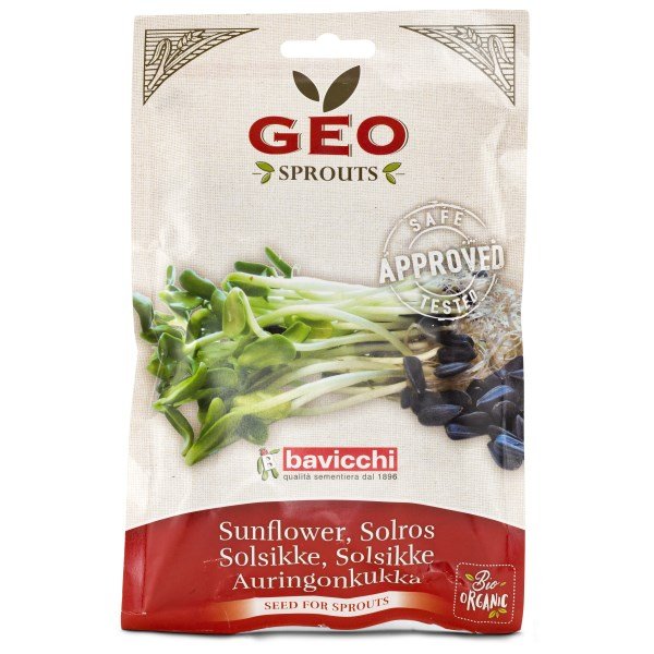 GEO Auringonkukansiemenet, Luomu, 80 g