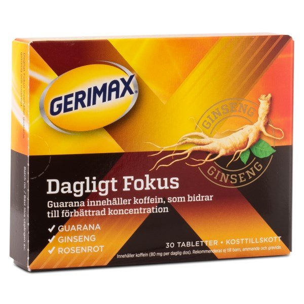 Gerimax Instant Energy, 30 tablettia