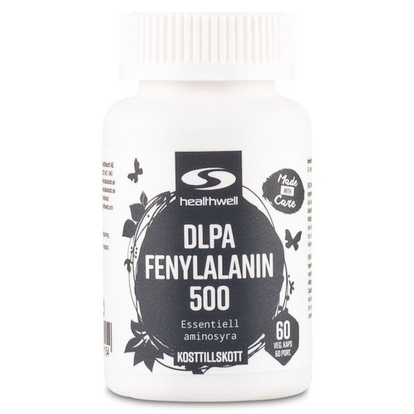 Healthwell DLPA Fenylalanin 500, 60 kapselia