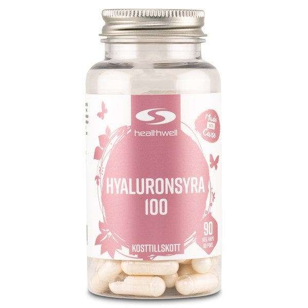 Healthwell Hyaluronihappo 100, 90 kapselia