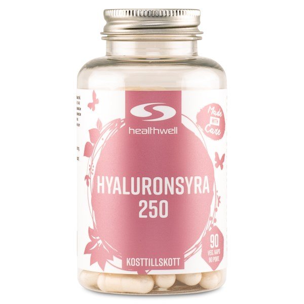 Healthwell Hyaluronihappo 250, 90 kapselia