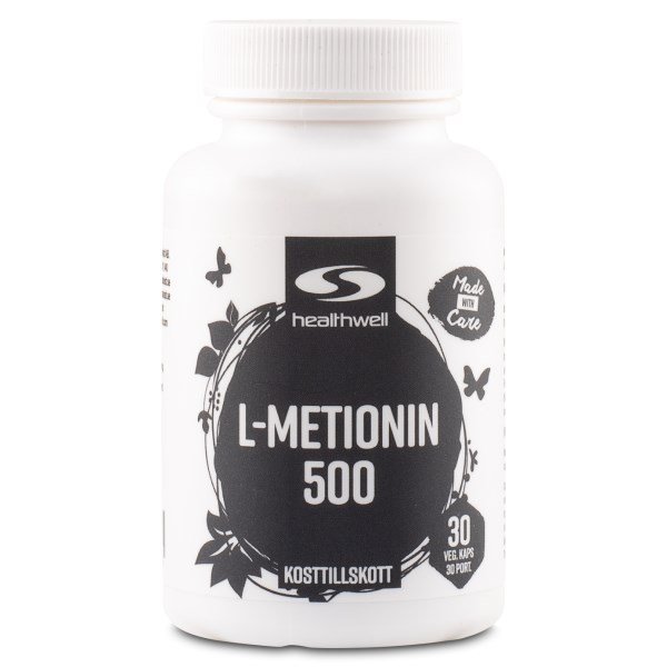 Healthwell L-metioniini aminohappo, 30 kapselia