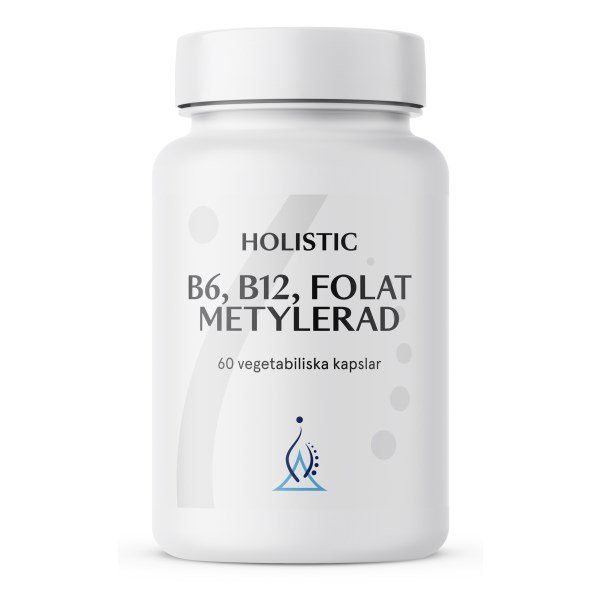 Holistic B6, B12 Folat Metylerad, 60 kapselia