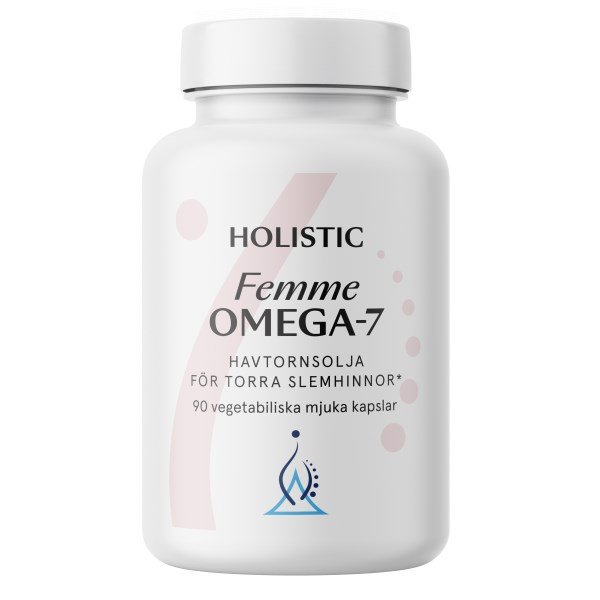 Holistic Femme Omega-7 Havtornsolja, 90 kapselia
