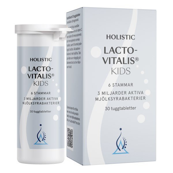 Holistic LactoVitalis Kids, 30 tablettia